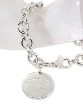Tiffany & Co 925 Return to Round Tag Bracelet